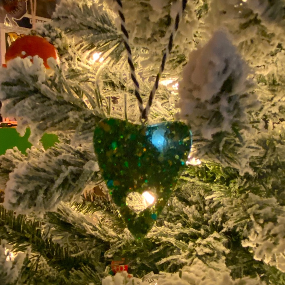 4/10$ Ouija Planchette Christmas Ornament